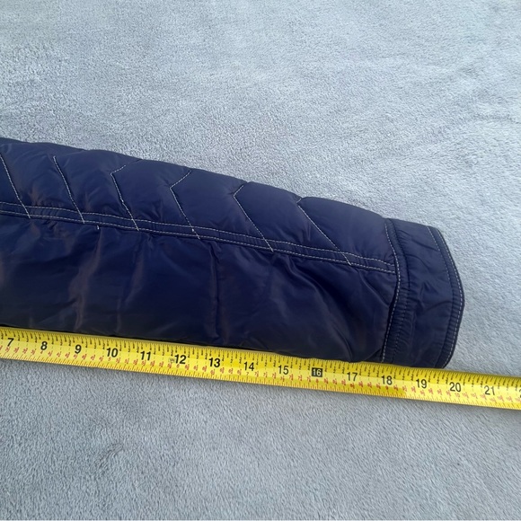 Guess Blue Quilted Puffer Nylon Jacket - Picture 13 of 16